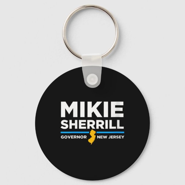 Porte-clés Womens Mikie Sherrill New Jersey Governor 2025 V-n (Recto)