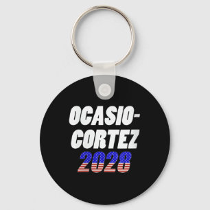 Porte-clés Womens Ocasio-cortez 2028 - Aoc For President V-ne