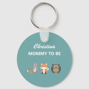 Porte-clés Woodland Animal Forest Mommy to be