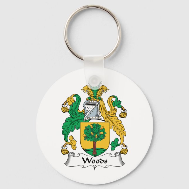 Porte-clés Woods Family Crest (Recto)