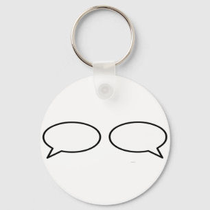 Porte-clés Word Buble Gauche Droite Le MUSÉE Zazzle Cadeaux