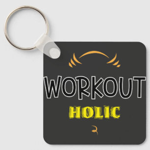 Porte-clés Workout Holic Gym Fitness Exercise keychain