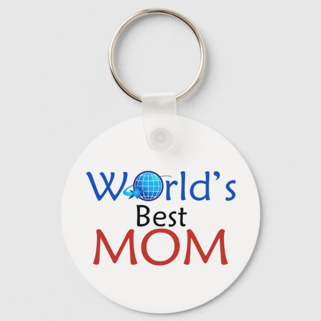 Porte-clés Worl'd Best MOM - Porte - clé (Recto)