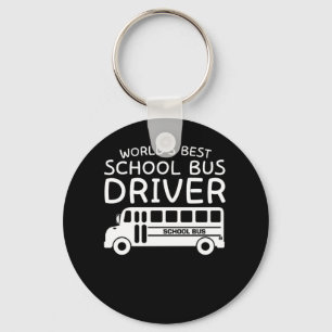 Porte-clés Worlds Best School Bus Driver Gifts Shirt