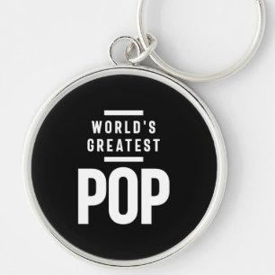 Porte-clés World's Greatest Pop Father Grandpa Gift