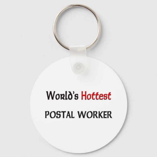Porte-clés Worlds Hottest Postal Worker (Recto)