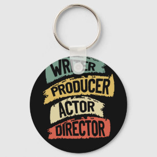 Porte-clés Writer Producer Actor Director Vintage Poem