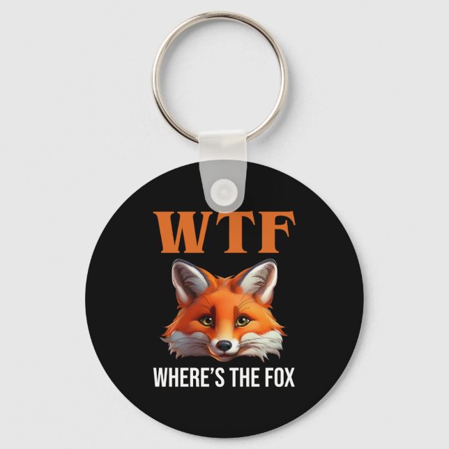 Porte-clés WTF - Où est le Fox (Recto)