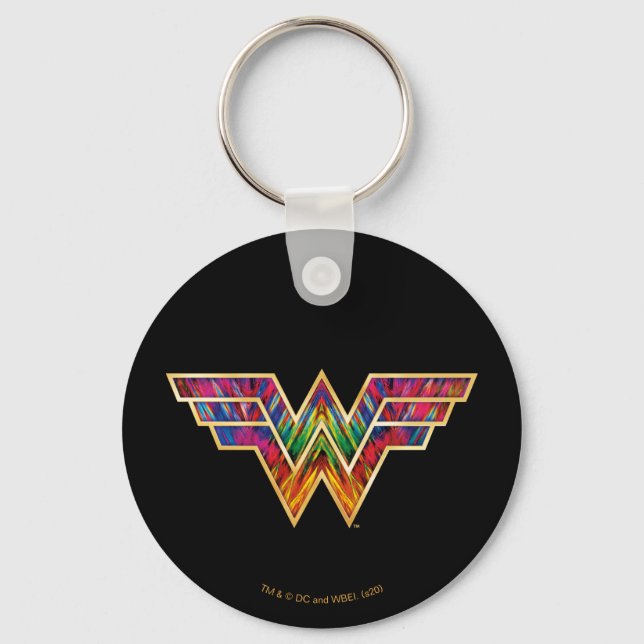 Porte-clés WW84 | Logo de Wonder Woman Kaleidoscope (Recto)