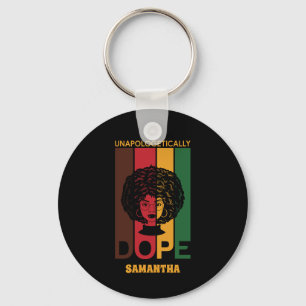 Porte-clés Xe   Dope sans apologisme   Femme afro