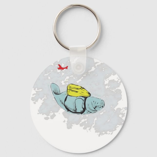 Porte-clés Xtreme Manatee Skydiving (Recto)