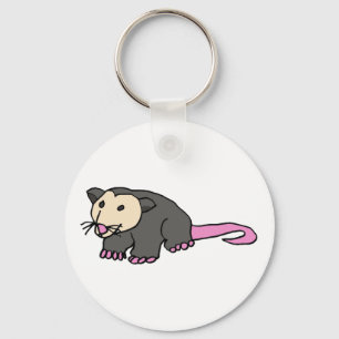 Porte-clés XX opossum drôle