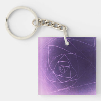 Porte-clés Yaie violet couleur spirituelle