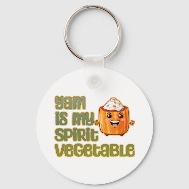 Porte-clés Yam Is My Spirit Vegetable Classic (Recto)