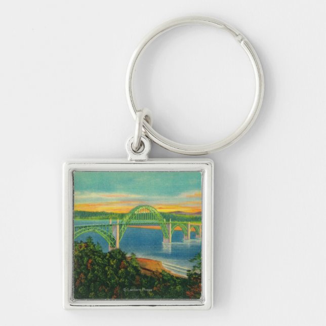Porte-clés Yaquina Bay BridgeNewport, OU (Devant)