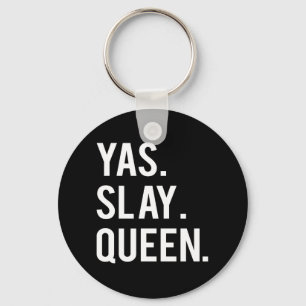 Porte-clés Yas Slay Queen Print Keychain
