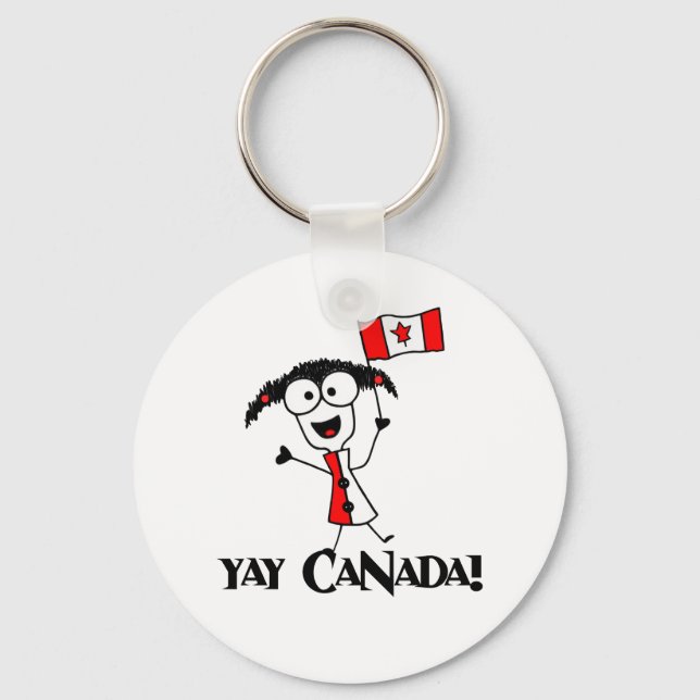 Porte-clés Yay Canada ! Keychain (Recto)