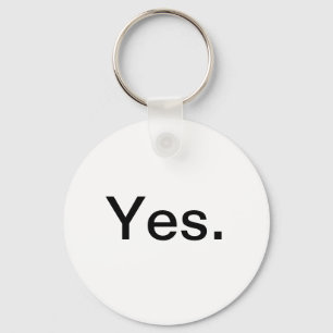 Porte-clés Yes Keychain