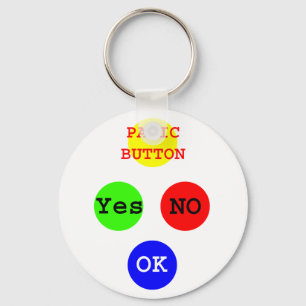 Porte-clés Yes No Buttons The MUSEUM Zazzle Gifts