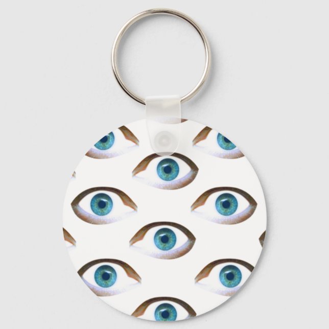 Porte-clés yeux bleus (Recto)