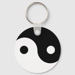 Porte-clés Yin et porte - clé de bouton de Yang