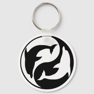 Porte-clés Yin Yang Dolphin Porte - clé