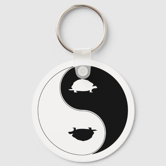 Porte-clés Yin Yang Turtle (Recto)