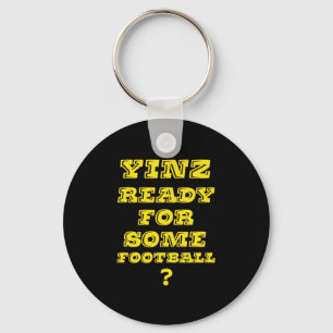 Porte-clés Yinz Prêt Pour Le Football