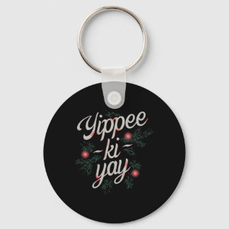 Porte-clés Yippee Ki-yay Funny Christmas 