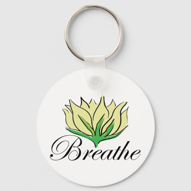 Porte-clés Yoga Breathe (Recto)