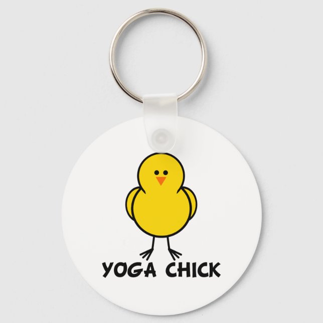 Porte-clés Yoga chick (Recto)