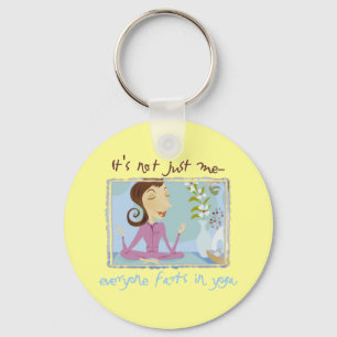 Porte-clés Yoga Farting