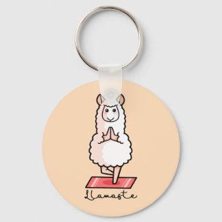 Porte-clés Yoga Llama