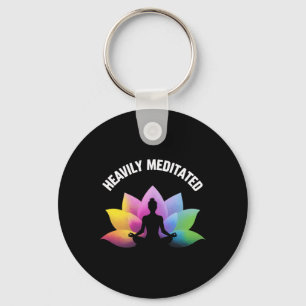 Porte-clés Yoga Lotus Relax Lance Zen Spirituel Très Médité