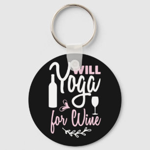 Porte-clés Yoga Lover   Will Yoga Pour Vin