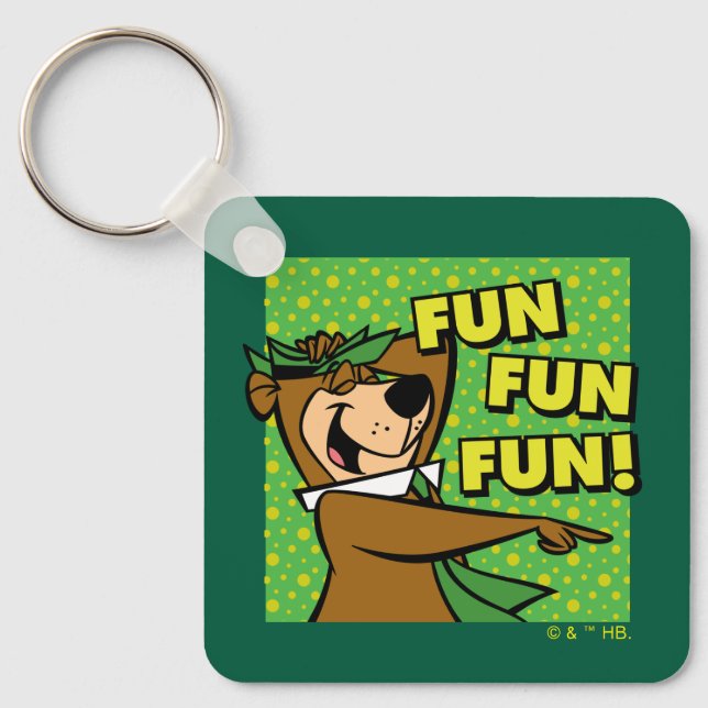 Porte-clés Yogi Bear Fun Amusant (Recto)