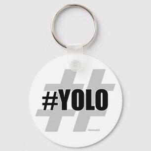 Porte-clés YOLO Hashtag