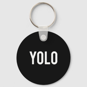 Porte-clés Yolo - T-shirt drôle cadeau rap hip hop neuf cool