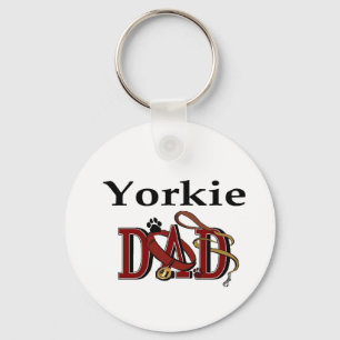 Porte-clés Yorkshire Terrier Papa Cadeaux