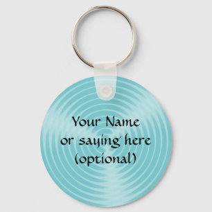 Porte-clés Your message here in blue - keychain
