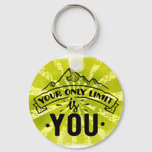 Porte-clés Your only limit is you motivational inspirational 