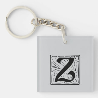 Porte-clés Z Monogramm schwarz