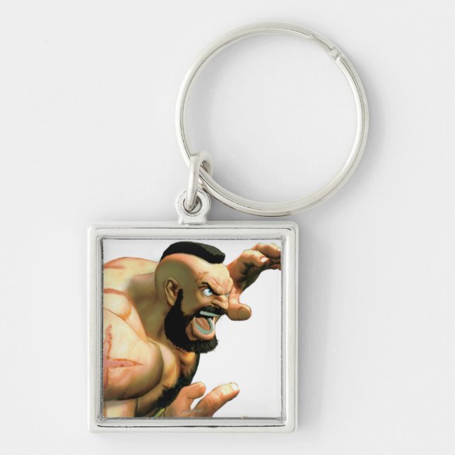 Porte-clés Zangief prêt à saisir (Devant)