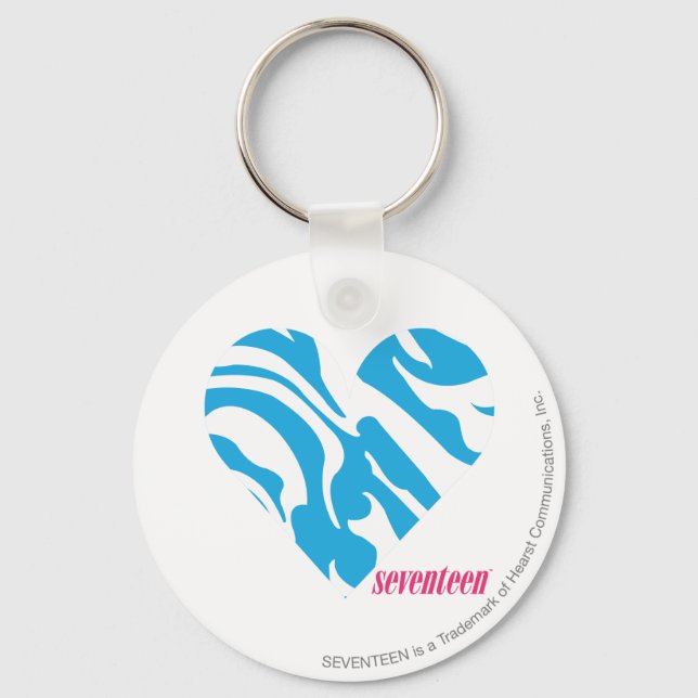 Porte-clés Zebra Aqua 2 (Recto)