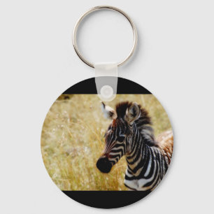 Porte-clés Zebra porte - clés de la faune du poulain et porte