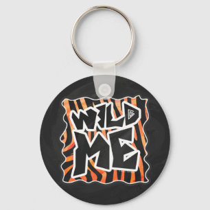 Porte-clés Zèbre de Black et Orange Wild Me