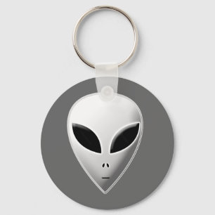 Porte-clés Zeta Reticulan Roswell Porte - clé Alien gris