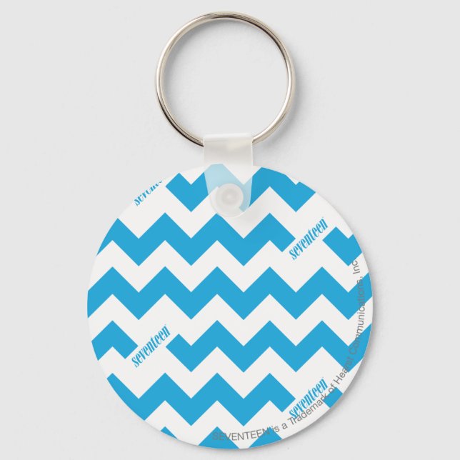 Porte-clés ZigZag Aqua (Recto)