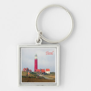 Porte-clés zNL023 TEXEL LIGHTHOUSE Frise,
