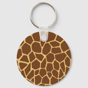 Porte-clés Zoo animal cadeau, Giraffe peau imprimer, Safari a